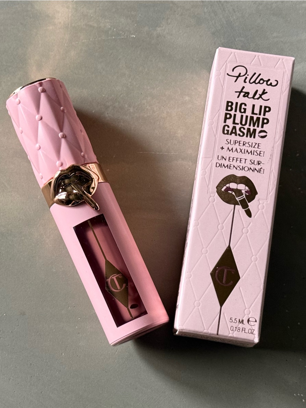 Charlotte Tilbury Pillow Talk Big Lip Plumpgasm Lip Gloss - Light/Medium
